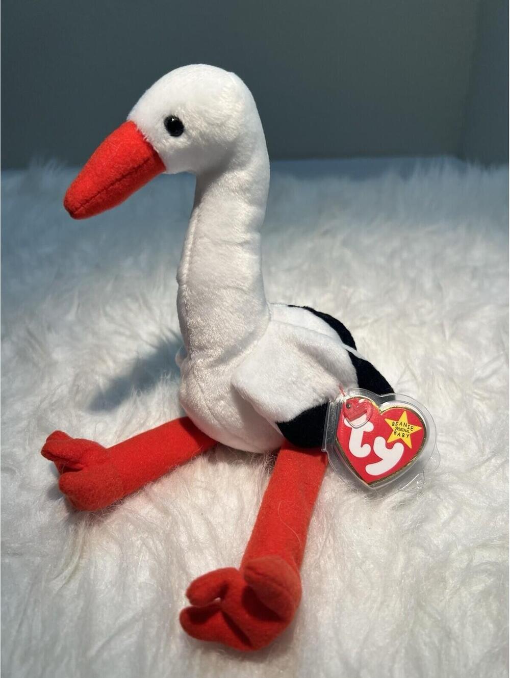 Ty Beanie Baby Stilts - MWMT (Bird 1998)